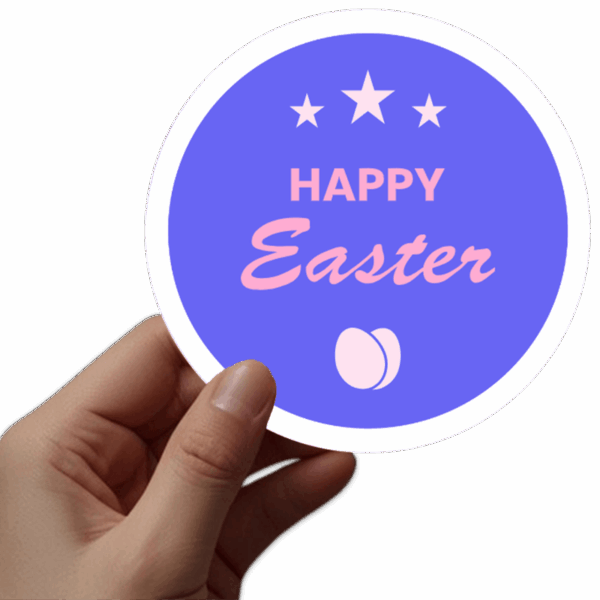 Sticker with Die-cut Mask/Overlay