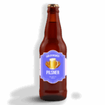 Beer Bottle with Personalised Label
