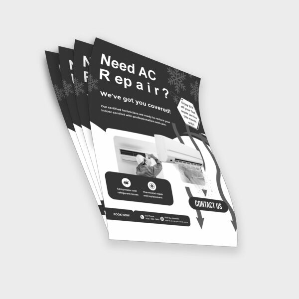 Flyers Black & White A4 Single Side