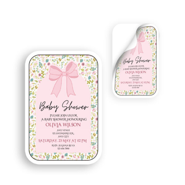 Round Portrait Rectangle Stickers