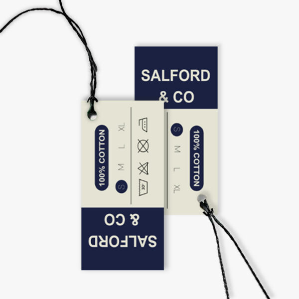 Clothing Tags Color Both side