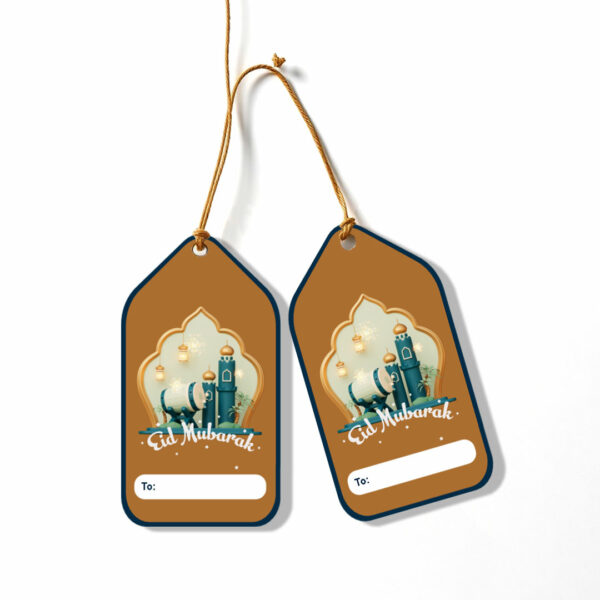 Eid Tags Color Both side