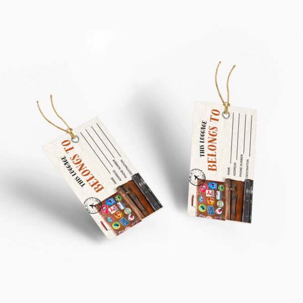 Luggage Tags Color Both side